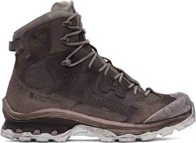 11 By Boris Bidjan Saberi Gray Salomon Edition 2 Gtx Boots In Dirty Grey