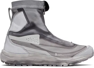 11 By Boris Bidjan Saberi Gray Salomon Edition Bamba 2 High V2 Sneakers
