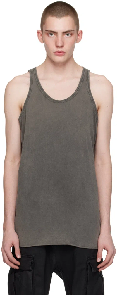 11 By Boris Bidjan Saberi Gray T3 Tank Top In Acid Grey