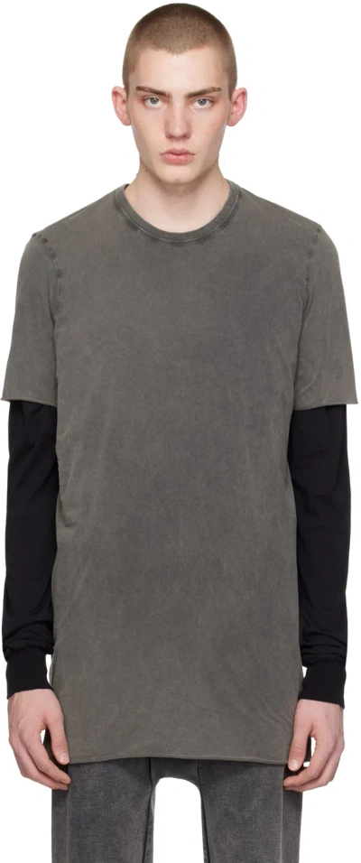 11 By Boris Bidjan Saberi Grey Ts1b T-shirt In Acid Grey