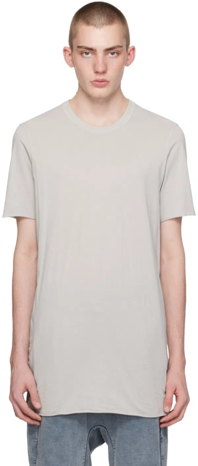 11 By Boris Bidjan Saberi Gray Ts1b T-shirt In Light Grey