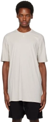 11 By Boris Bidjan Saberi Gray Ts5 11 T-shirt In Light Grey