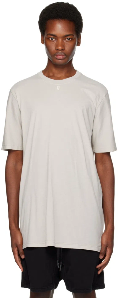 11 By Boris Bidjan Saberi Grey Ts5 11 T-shirt In Light Grey