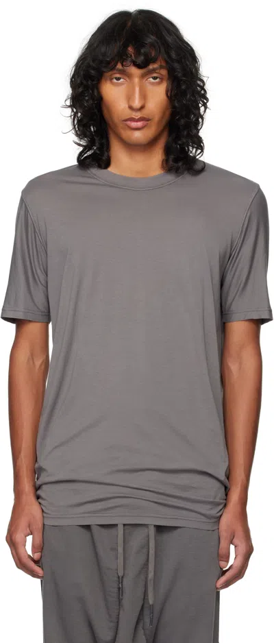 11 By Boris Bidjan Saberi Gray Ts5 T-shirt In Carbon Grey