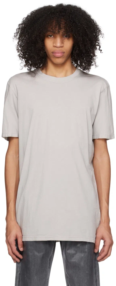 11 By Boris Bidjan Saberi Grey Ts5 T-shirt In Light Grey