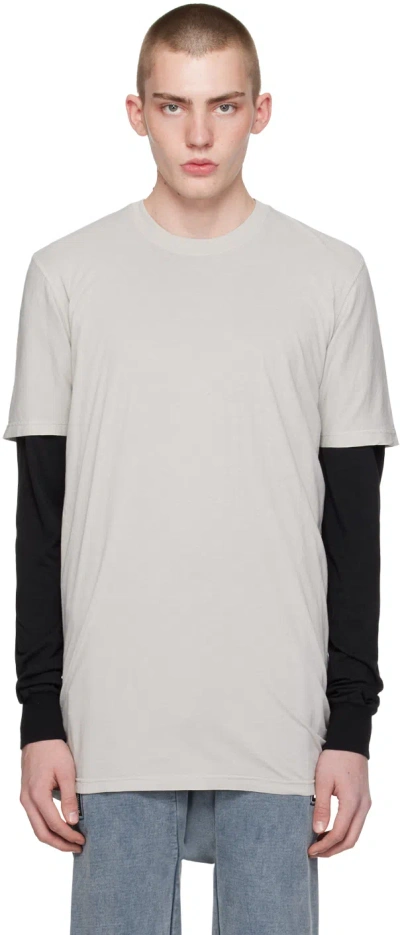 11 By Boris Bidjan Saberi Grey Ts5 T-shirt In Light Grey