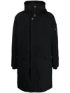 11 By Boris Bidjan Saberi Black J4 Coat In Schwarz