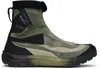 11 By Boris Bidjan Saberi Khaki Salomon Edition Bamba 2 High Gtx V2 Sneakers In Wehr Grun