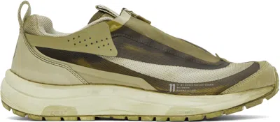 11 By Boris Bidjan Saberi Khaki Salomon Edition Bamba 2 Low V2 Sneakers In Wehr Grun
