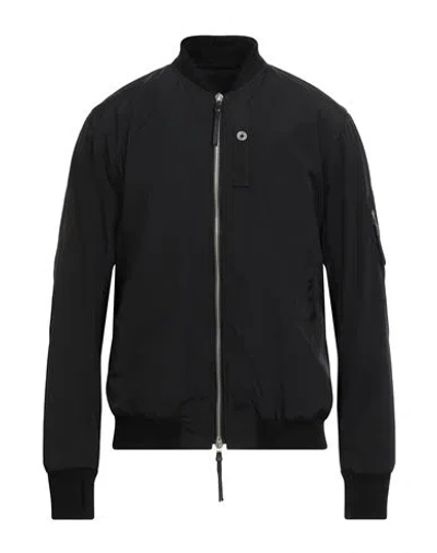 11 By Boris Bidjan Saberi Man Jacket Black Size L Cotton, Nylon