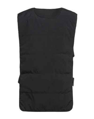 11 By Boris Bidjan Saberi Man Overcoat & Trench Coat Black Size Onesize Pes