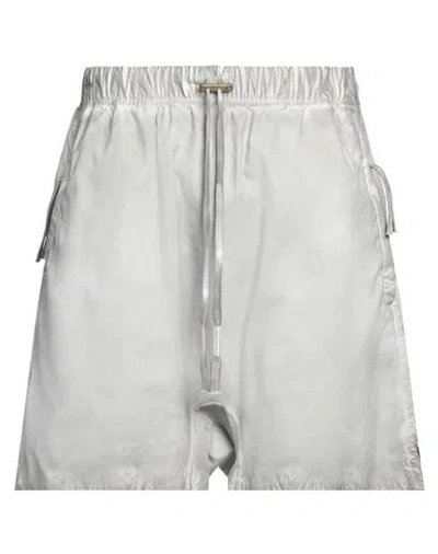 11 By Boris Bidjan Saberi Man Shorts & Bermuda Shorts Light Grey Size L Linen, Cotton, Elastane, 925