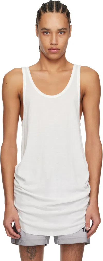 11 By Boris Bidjan Saberi Off-white T1b Tank Top In Off White