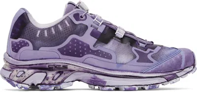 11 By Boris Bidjan Saberi Purple Salomon Edition Bamba 5 Sneakers In Murex Purple