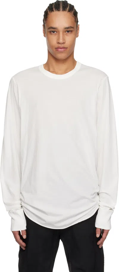 11 By Boris Bidjan Saberi White Ls1c T-shirt In Off White