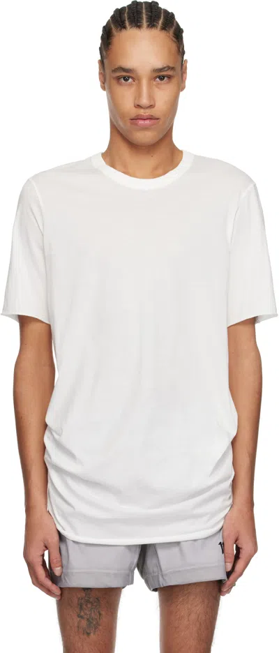 11 By Boris Bidjan Saberi White Ts1b T-shirt In Off White