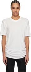 11 By Boris Bidjan Saberi White Ts5 T-shirt In Off White