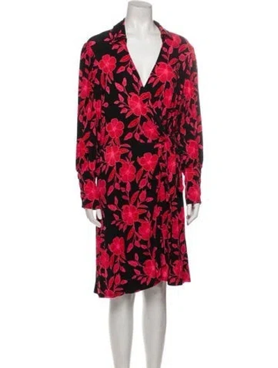 Pre-owned 11 Honore Floral Print Mini Dress In Multi