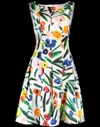 OSCAR DE LA RENTA Floral Print Dress
