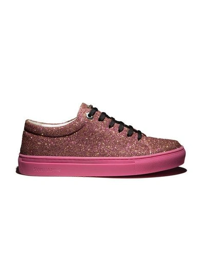 Swear Vyner Fast Track Customisation Trainers In Pink