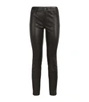 L AGENCE Leather Legging Jeans,P000000000005460374