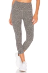 Beyond Yoga Spacedye Midi High Rise Leggings In Black & White