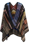 MISSONI WOMAN CHECKED WOOL-BLEND WRAP MULTICOLOR,US 4772211931971563