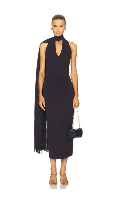 Cult Gaia Caia Knit Dress In Deep Lake