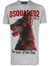 DSQUARED2 THE YEAR OF THE DOG PRINT T-SHIRT,S74GD0402S2214612484227