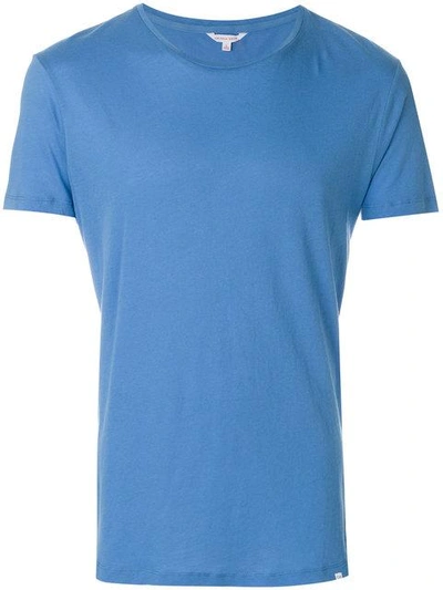 Orlebar Brown Ob-t Crew-neck Cotton-jersey T-shirt In Blue