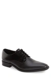 Calvin Klein 'ramses' Plain Toe Derby In Black Leather
