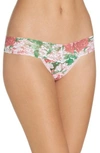 HANKY PANKY PRINT ORIGINAL RISE THONG,5S1186