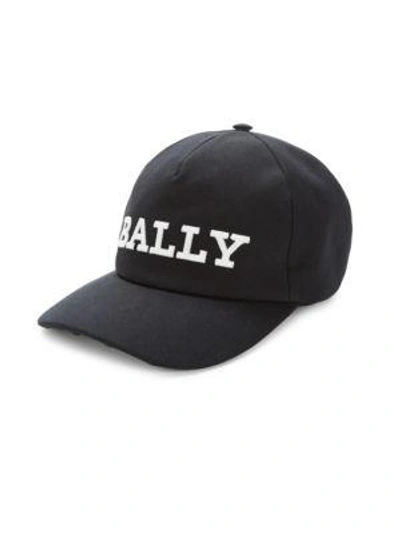 Bally Men's Logo-embroidered Baseball Hat In Black