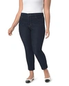 Nydj Marilyn Womens Tummy Control Denim Straight Leg Jeans In Rinse