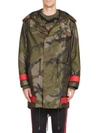 GIVENCHY Camouflage Contrast-Trim Parka
