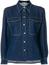 STELLA MCCARTNEY REINA ORGANIC DENIM SHIRT,496115SKH1012533178