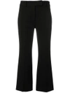 MICHAEL MICHAEL KORS MICHAEL MICHAEL KORS CROPPED FLARED TROUSERS - BLACK,MH73GY880K12513281