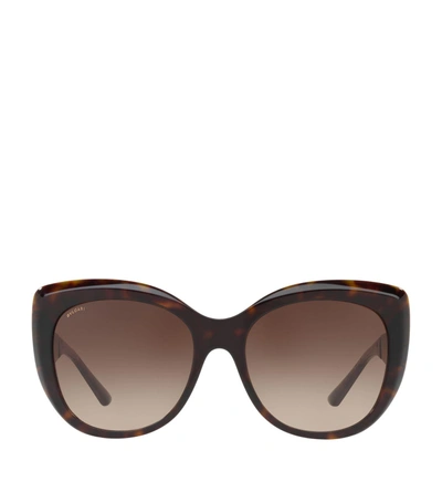 Bvlgari Butterly Sunglasses In Brown