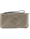 GUCCI GG embossed pouch,445597CVLLT12515488