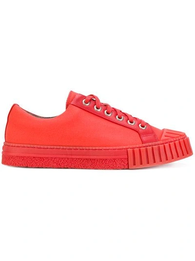 Adieu W.o. Canvas Low-top Trainers In Red