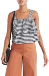 MADEWELL GINGHAM TIER TOP,H3635