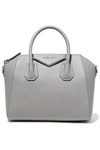 Givenchy Antigona Small Textured-leather Tote In Gray