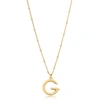 EDGE OF EMBER G Initial Necklace