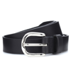 Isabel Marant Black Zap Leather Belt In Black