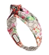 GUCCI PRINTED SILK-SATIN HEADBAND,P00300870