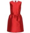 RED VALENTINO SLEEVELESS SATIN DRESS,P00291475