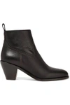 HELMUT LANG WOMAN LEATHER ANKLE BOOTS BLACK,US 4772211933327088