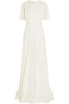 GIAMBATTISTA VALLI Cape-effect silk-georgette gown,US 4772211931878717
