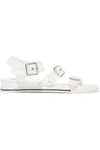 MARC BY MARC JACOBS WOMAN CANVAS SANDALS WHITE,US 4772211931749108