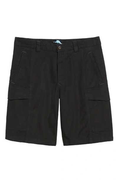 Tommy Bahama Men's Ripstop Bahama Cargo 10" Shorts In Black